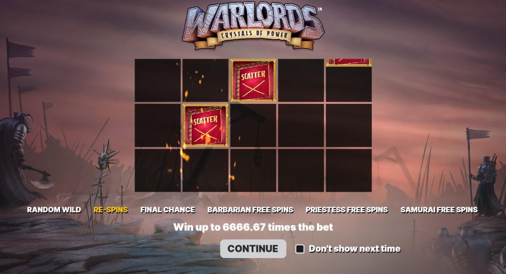 warlords slot